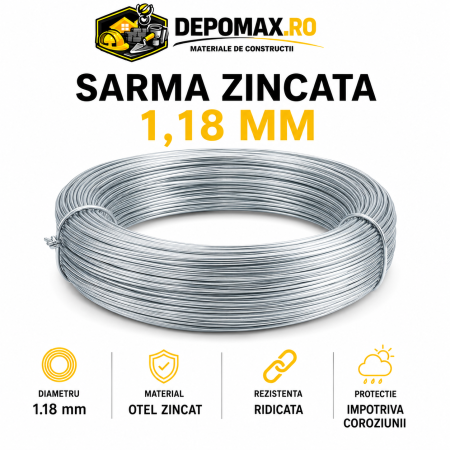 Sarma zincata 1,18 mm